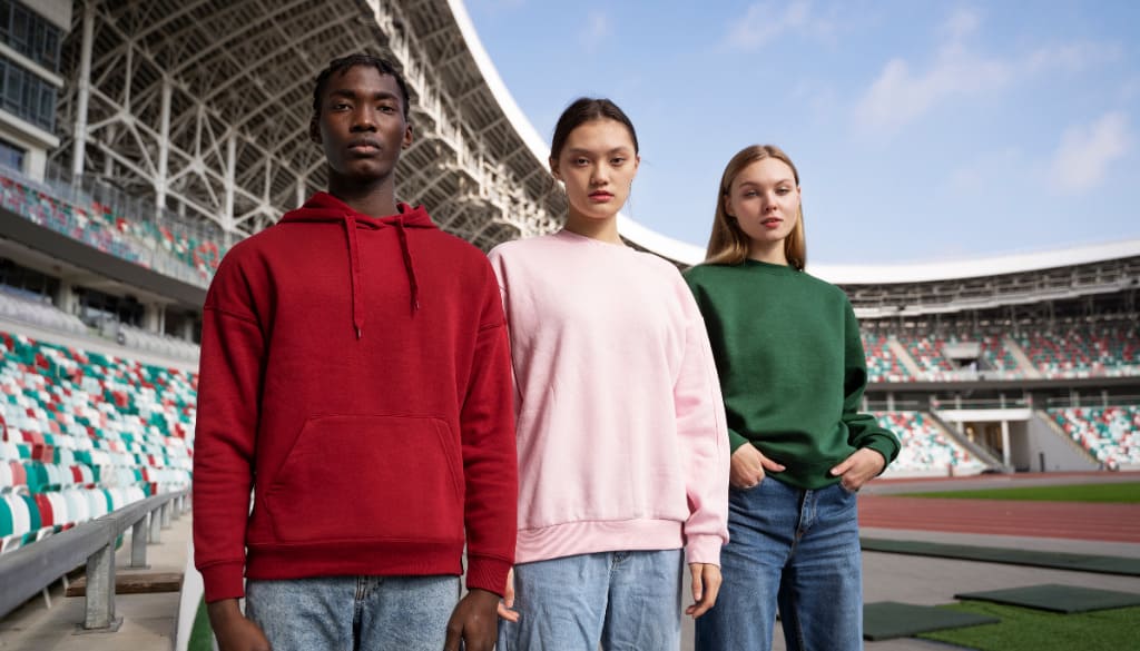 Chất Liệu Của Áo Sweatshirt Gildan