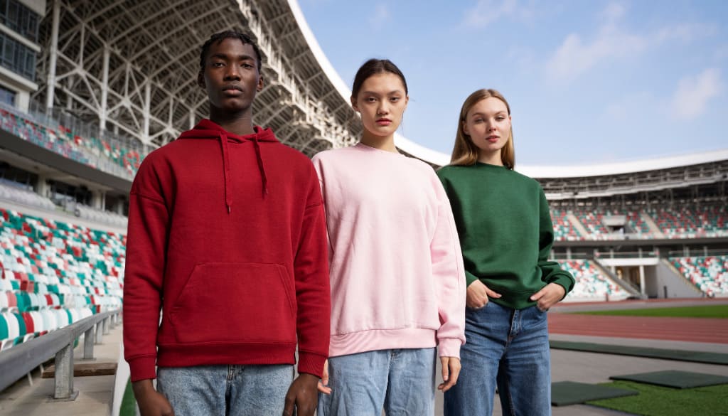 Fabric of Gildan Sweatshirts