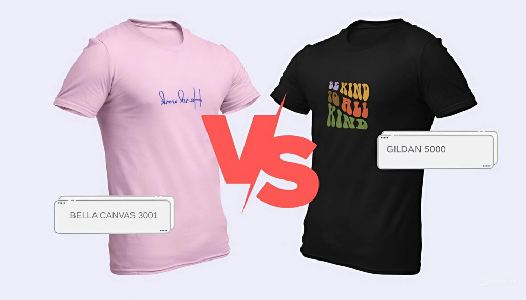 Gildan 5000 or Bella + Canvas 3001: Which Should You Choose?