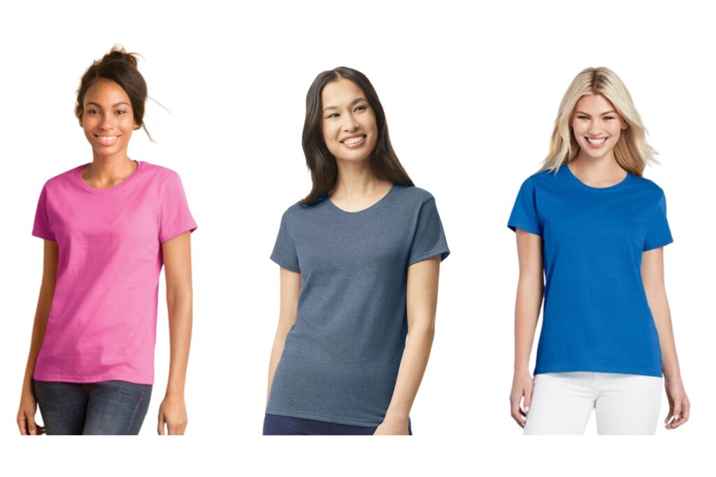 Gildan G5000L: A Cost-Effective Women’s Blank T-Shirt for Scaling POD Strategies